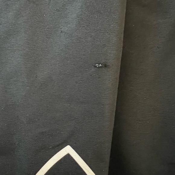 Adidas Fleece Lined Arm Trefoil Print Overhead Jacket In Black Size M - Picture 7 of 15